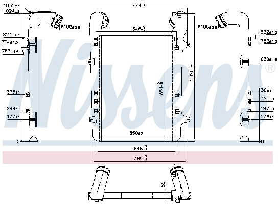Интеркулер NISSENS 96975