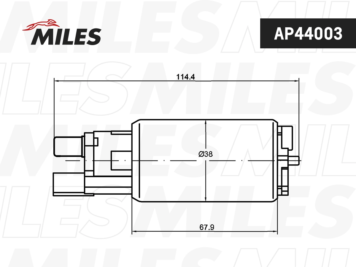 Топливный насос MILES AP44003