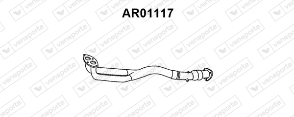 Труба выхлопного газа VENEPORTE AR01117