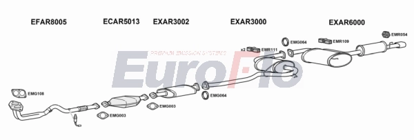 Система выпуска ог EUROFLO ARSPI20 5008A