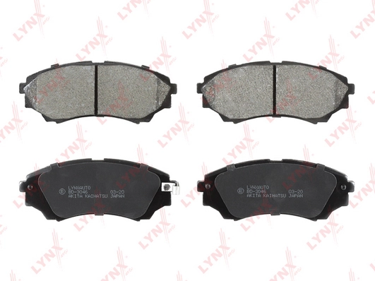 Комплект тормозных колодок дисковый тормоз LYNXAUTO BD-3046