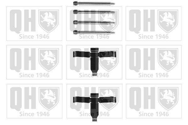 Комплектующие колодки дискового тормоза QUINTON HAZELL BFK604