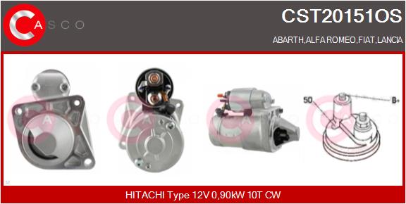 Стартер reman - no core value CASCO CST20151OS