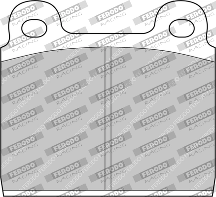 Комплект тормозных колодок дисковый тормоз dsuno FERODO RACING FCP11Z