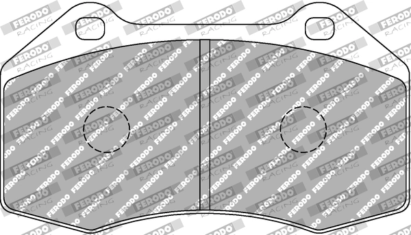 Комплект тормозных колодок дисковый тормоз ds2500 FERODO RACING FCP1667H