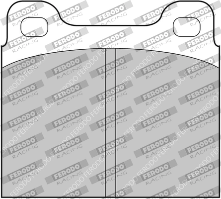 Комплект тормозных колодок дисковый тормоз ds1.11 FERODO RACING FCP2W