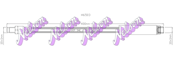Тормозной шланг KAWE H6503