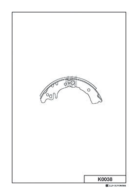 Комплект тормозных колодок MK KASHIYAMA K0038