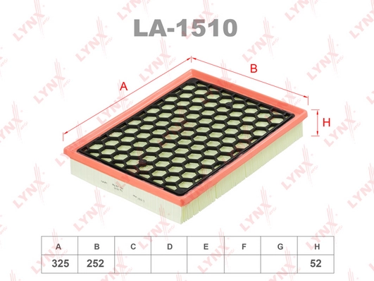 Воздушный фильтр LYNXAUTO LA-1510