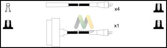 Комплект проводов зажигания MOTAQUIP LDRL1339