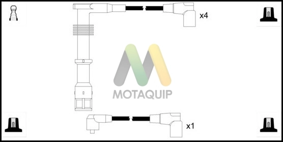 Комплект проводов зажигания MOTAQUIP LDRL1577