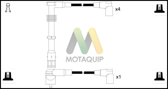 Комплект проводов зажигания MOTAQUIP LDRL1589