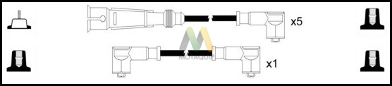Комплект проводов зажигания MOTAQUIP LDRL1694