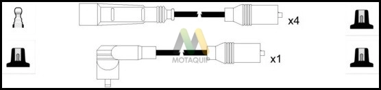 Комплект проводов зажигания MOTAQUIP LDRL1716
