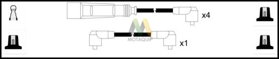 Комплект проводов зажигания MOTAQUIP LDRL1812