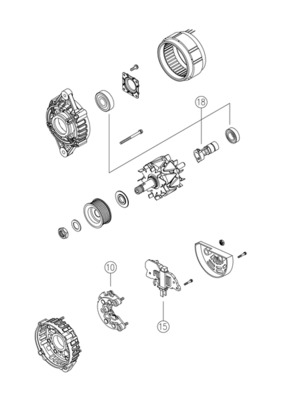 Генератор MAHLE/KNECHT MG 936