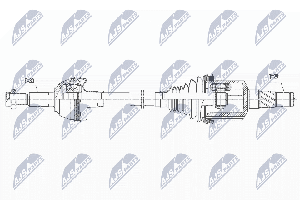 Приводной вал NTY NPW-CH-116