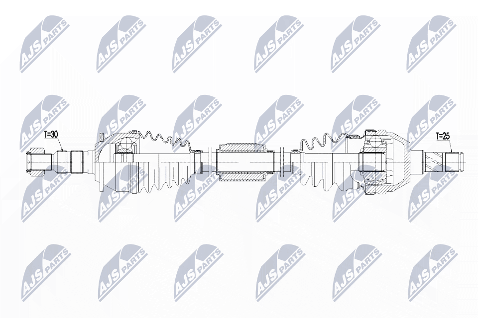 Приводной вал NTY NPW-PL-071