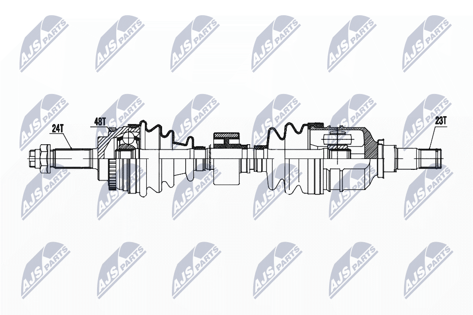 Приводной вал NTY NPW-TY-179