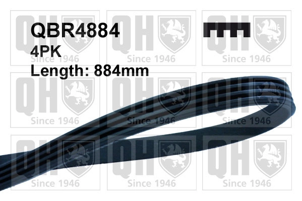 Поликлиновой ремень QUINTON HAZELL QBR4884