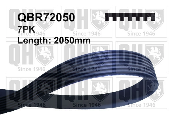 Поликлиновой ремень QUINTON HAZELL QBR72050