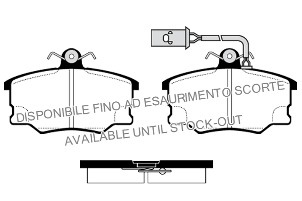 Комплект тормозных колодок дисковый тормоз RAICAM RA.0323.1