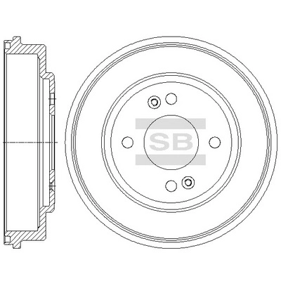 Тормозной барабан HI-Q SD1079