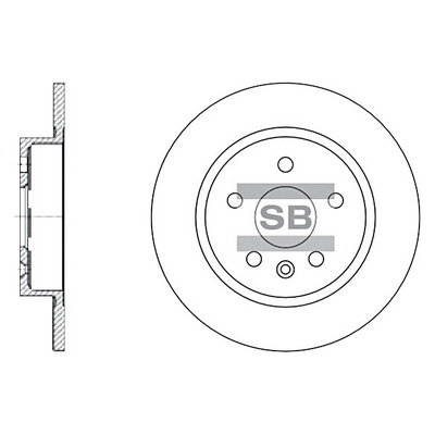 Тормозной диск HI-Q SD3032