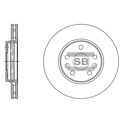 Тормозной диск HI-Q SD3062