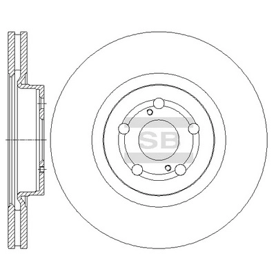 Тормозной диск HI-Q SD4045