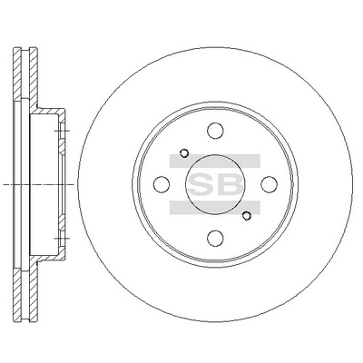 Тормозной диск HI-Q SD4061