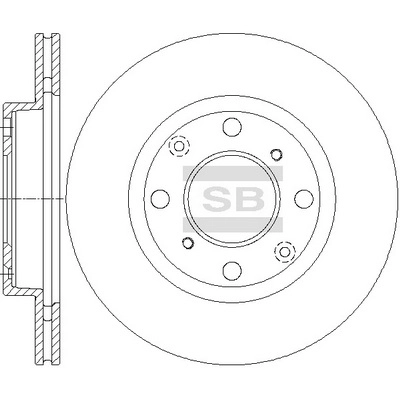 Тормозной диск HI-Q SD4131