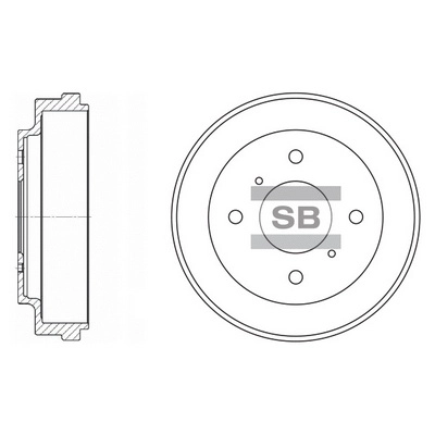 Тормозной барабан HI-Q SD4212