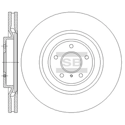 Тормозной диск HI-Q SD4228
