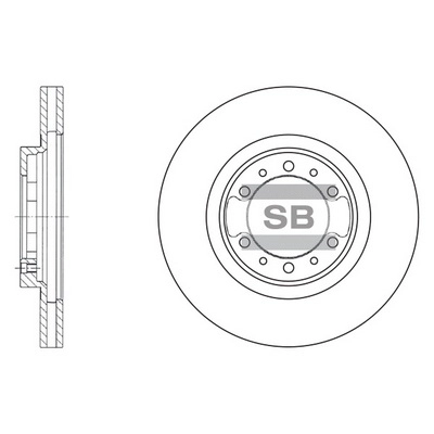 Тормозной диск HI-Q SD4305
