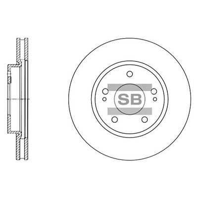 Тормозной диск HI-Q SD4308