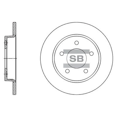 Тормозной диск HI-Q SD4419