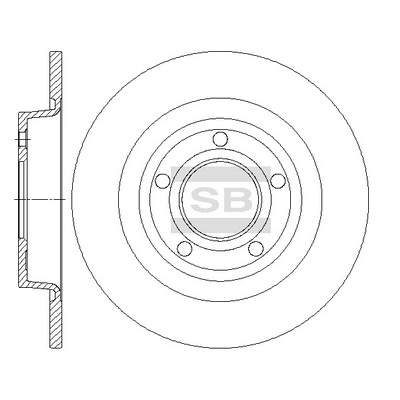 Тормозной диск HI-Q SD4427