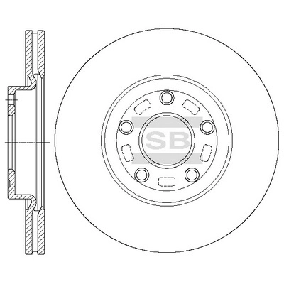 Тормозной диск HI-Q SD4428