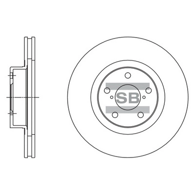 Тормозной диск HI-Q SD4702