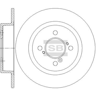 Тормозной диск HI-Q SD4814