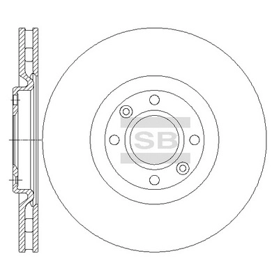 Тормозной диск HI-Q SD5005