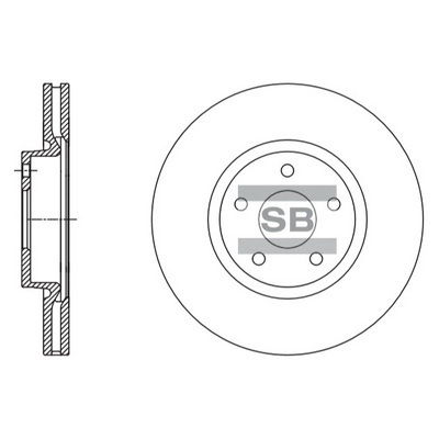 Тормозной диск HI-Q SD5304
