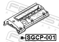 Уплотнительное кольцо шахта свечи FEBEST SGCP-001