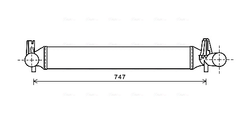 Интеркулер AVA QUALITY COOLING STA4042