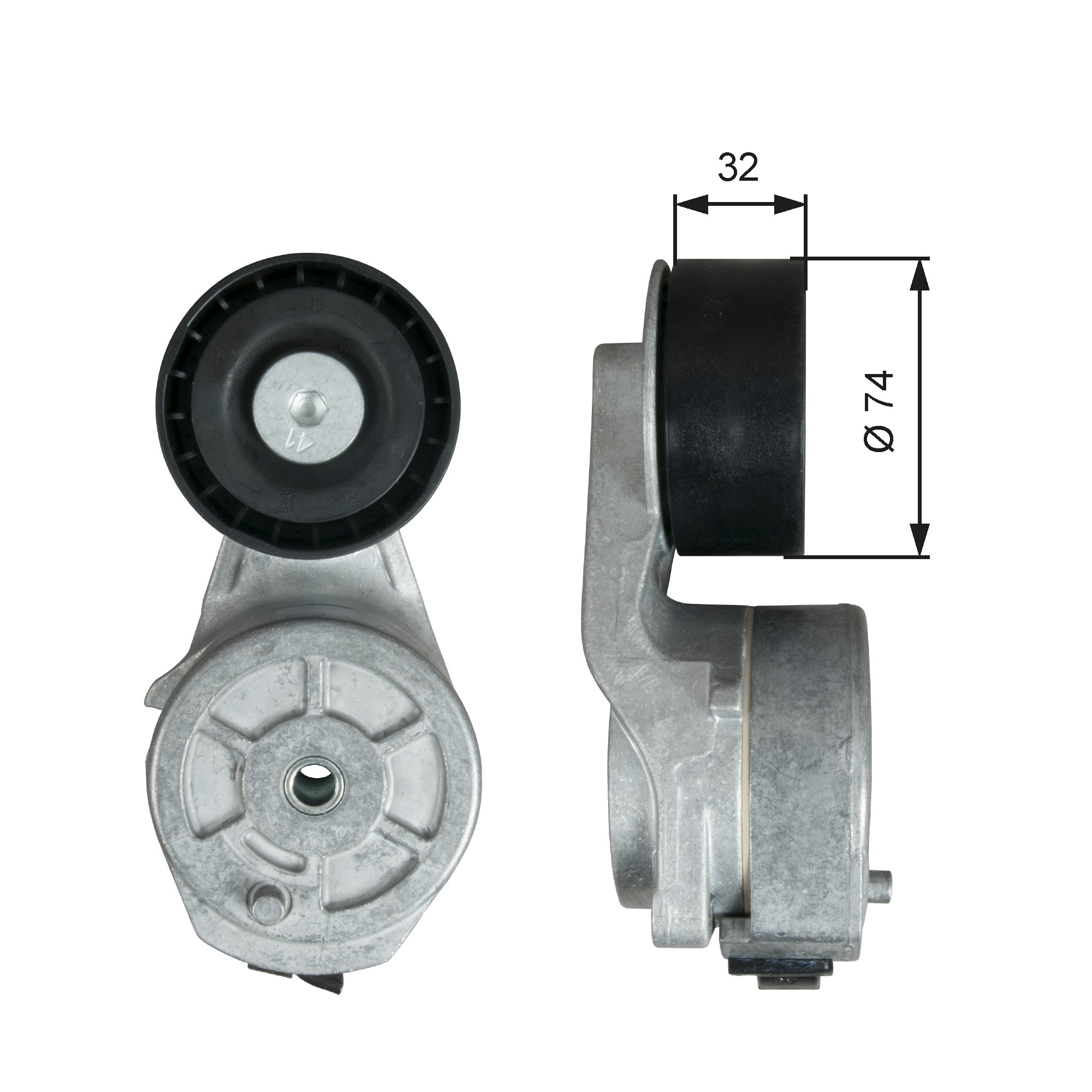 Натяжитель ремня клиновой зубча fleetrunner GATES T38710