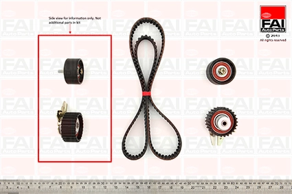 Комплект ремня грм FAI AUTOPARTS TBK176