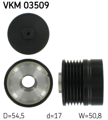 Механизм свободного хода генератора SKF VKM 03509
