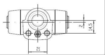 Колесный тормозной цилиндр MOTAQUIP VWC524