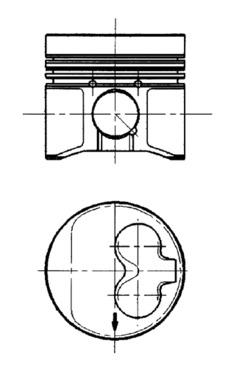 Поршень WILMINK GROUP WG1022261